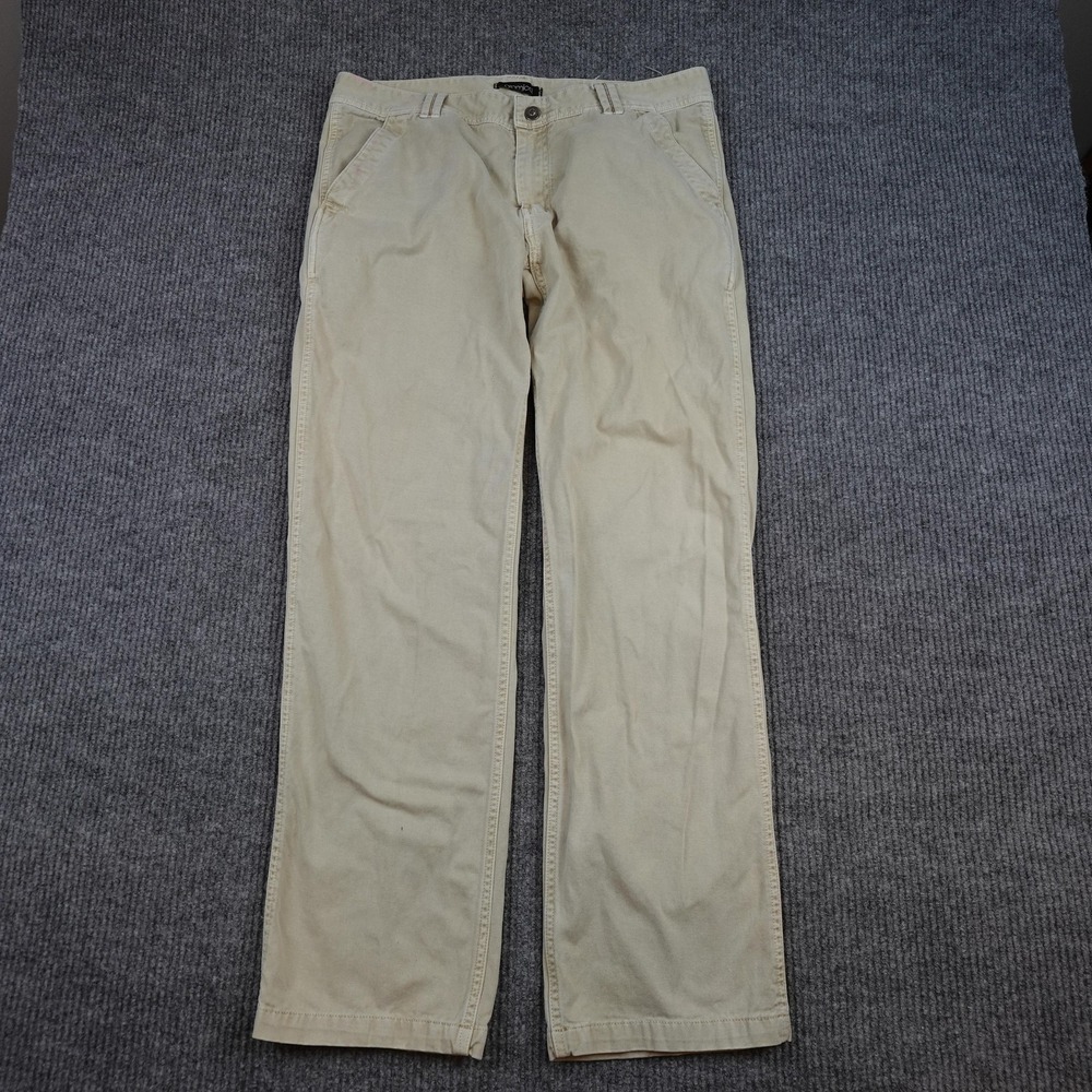 Vintage Gramicci Pants Mens 36x32 Beige Canvas Chino Outdoor Hiking Gorpcore